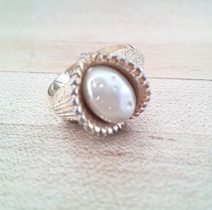 Sarah Cov Faux Pearl Ring